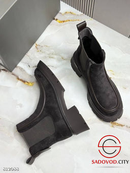 Ботинки женские из натуральной замши