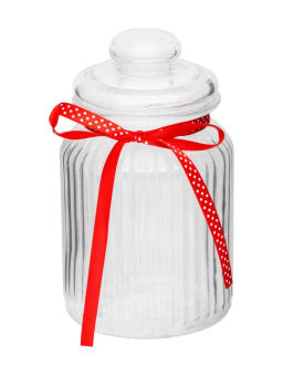 Банка стеклянная с крышкой FLEUR 1000мл арт.ABF065G /Люминарк/ - Luminarc фото 2