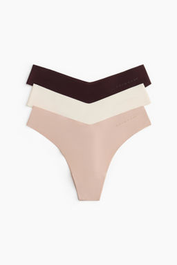 Pack de 3 bragas thong de deporte con DryMove