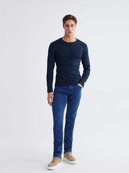 Bisiklet Yaka Uzun Kollu Erkek Ti??rt