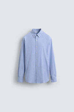 STRIPED REGULAR FIT SHIRT - Zara фото 7