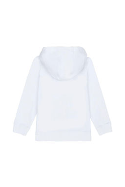 Белая толстовка с капюшоном для девочки - U.s. polo assn фото 7
