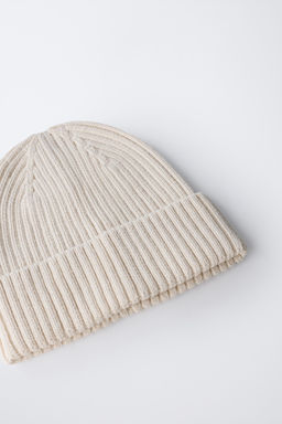 PLAIN KNIT BEANIE - Zara фото 3