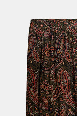 ZW COLLECTION PAISLEY TROUSERS - Zara фото 8