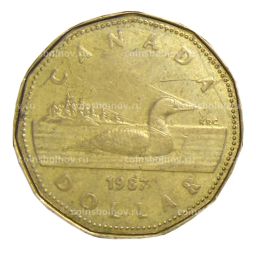 Монета 1 доллар 1987 года Канада