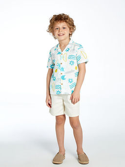 Desenli Erkek ?ocuk G?mlek