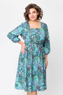 Блуза Swallow 803.2 черный+серебряный узор фото 1008