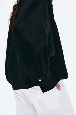 Blusa con mangas globo - H&m фото 4