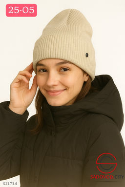 Шапка женская двойная зимняя - Bruno фото 6