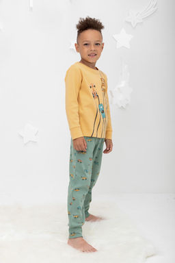 К 1541/25/пшеница,гонки на весеннем зеленом пижама дет