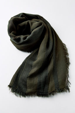 FINE MODAL AND WOOL SCARF - Zara фото 7