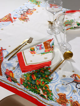 Набор новогодний «Этель. Новогодняя сказка»: скатерть 150×110 см ±3 см, с ГМВО, салфетки 40×40 см, 4 шт.