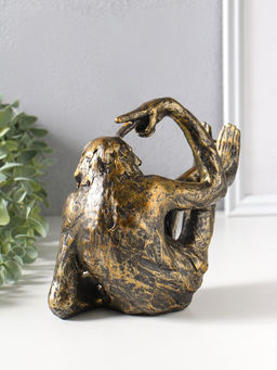 Держатель - подставка для книг полистоун «Шимпанзе показывает жест - победа», 19×10×16.5 см