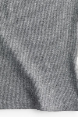 Camiseta en punto de canale - H&m фото 6