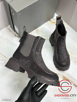 Ботинки женские из натуральной замши