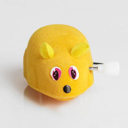 Мышь заводная, 7 см, жёлтая - Пижон фото 4