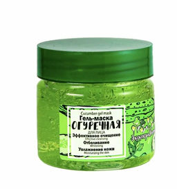 Эксклюзивкосметик Гель-маска для лица Огуречная, противовоспалительная, 150 гр