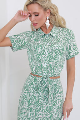 Блузка летняя с узлом - Dstrend фото 3