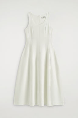 VESTIDO MIDI ESCULPIDO DE ALGOD?N