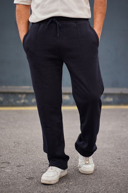 TRENDYOL MAN Lacivert Regular/Straight Kesim Dikis Detayl? Esofman Alt? TMNAW25EA00005 - Trendyolmilla фото 3