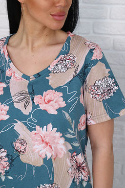 Костюм с брюками (00991, зеленый) - Плиона фото 14