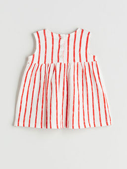 ?izgili Fiyonklu K?z Bebek Elbise