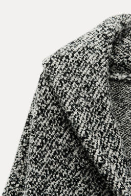 WRAP COLLAR KNIT COAT - Zara фото 9