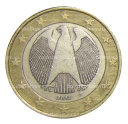 1 евро 2002 года D Германия