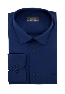 Сорочка мужская длинный рукав CASINO c240/157/d.nav/Z  фото 2