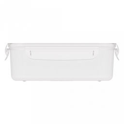 Контейнер для продуктов пластмассовый Прайм 1,6л, 22х16х7,5см, прямоугольный, на защелках, подходит для СВЧ (Россия) - Домашняя мода фото 2