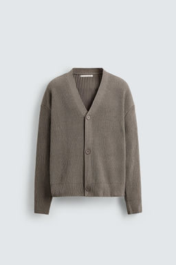 PURL KNIT CARDIGAN - Zara фото 7