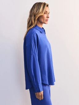 Блуза оверсайз из вискозы с длинным рукавом ZR2605012013-46 / Zarina