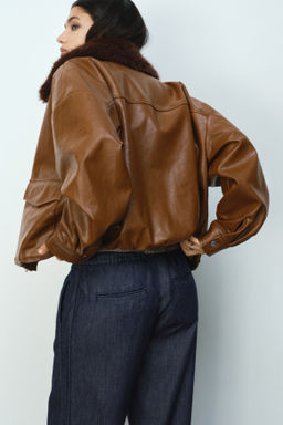 Pantal?n denim con cord?n de ajuste - H&m фото 4