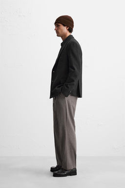 DOUBLE-BREASTED WOOL BLAZER - Zara фото 4