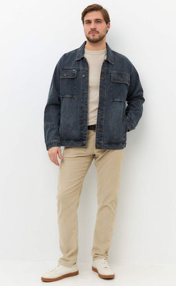 Куртка джинс P511-1251 d.blue