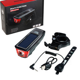 Фонарь передний COMIRON SUNPOWER корпус: ABS, IPX4; свет: T6, 350lm аккум: 2000 mAh USB сигнал 120Дб POWER BANK полная зарядка от солнца /уп 9/80/ - ГалеонТрейд фото 22