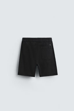 BERMUDA TWILL RELAXED FIT / Negro