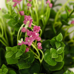 Искусственный цветок в горшке Фиалка химера, 8?17 см, МИКС