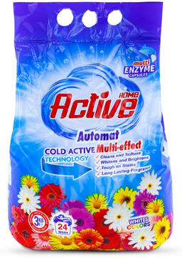 HOME ACTIVE стир.порошок 3кг д/белого и цветного белья