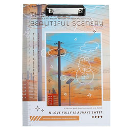 Планшет с прижимом формат А4 картон Природа, МИКС - Calligrata фото 5