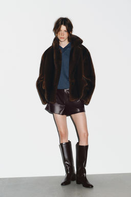 BLOCK HEEL KNEE-HIGH BOOTS