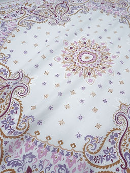 Ситец Восточные узоры (Гол.платок 0.95м*0.95м), ш.0.95м, хл-100%, 99гр/м.кв, раппорт 100см - Купава фото 2