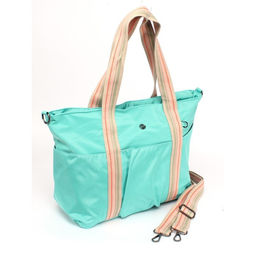 Сумка женская текстиль BoBo-5202, 1отдел, плечевой ремень, зеленый 260731