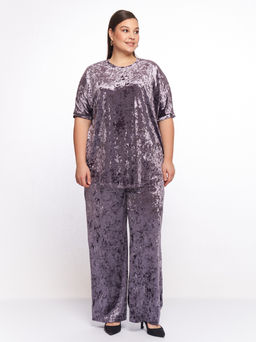 Вечерний бархатный костюм KO42911PUR64 - Артесса фото 10