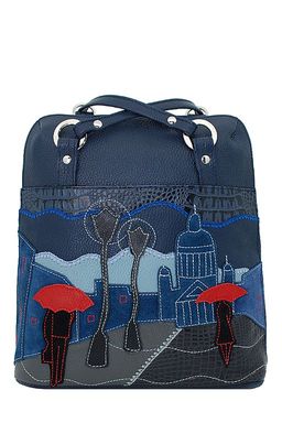 Сумка с аппликацией ДС-226-73 синий