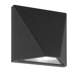 ULU-S50A-8W/4000K IP65 BLACK Светильник светодиодный уличный. Архитектурный накладной. Белый свет (4000K). Корпус черный. TM Uniel