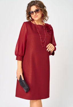 Платье EVA GRANT 7310D красный