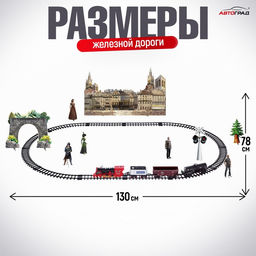 Железная дорога «Скорый поезд», радиоуправление, эффект дыма