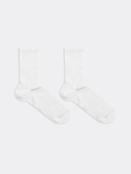 Цена за 5 пар! НОСКИ ЖЕНСКИЕ белый 217K-1334