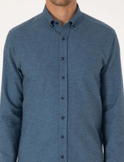 Mavi Slim Fit Uzun Kollu G_mlek - Pierre cardin фото 6